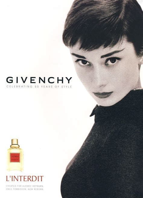 audrey hepburn and givenchy perfume